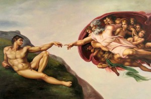 Michelangelo+A+criação+de+Adao