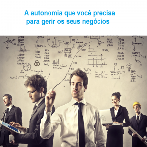 autonomia para gerir negócios site e loja virtual
